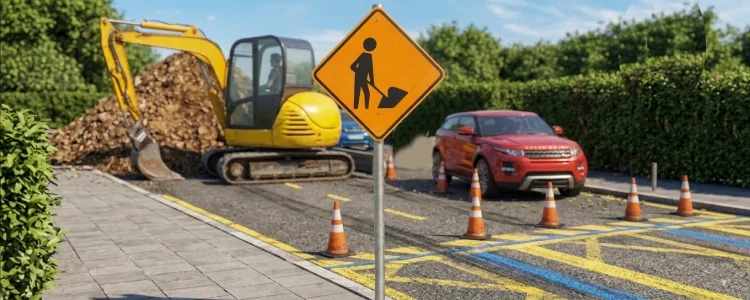 Road sign shown for this question