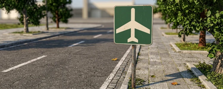 Road sign shown for this question