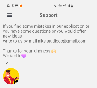 Customer Support in G1 Test Ontario App by Nikel Studio